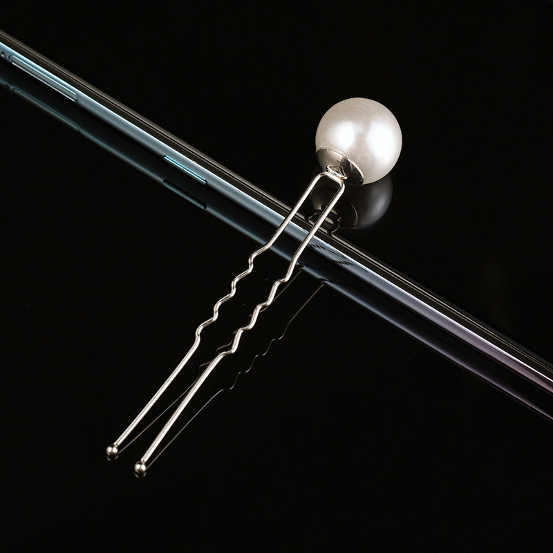 Pearl Hairpin Temperament Ball Head Girls
