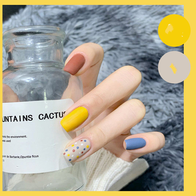 Maxfine Water-based Matte Nail Polish Autumn And Winter Color Matte Matte Texture