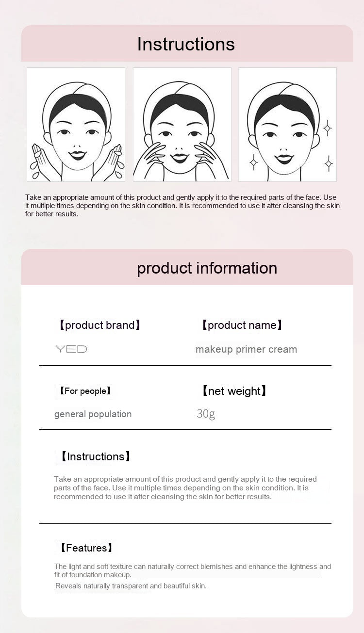Not Easy To Makeup Delicate And Smooth Skin Feeling Milk Invisible Pores Not Stuck Powder Liquid Foundation