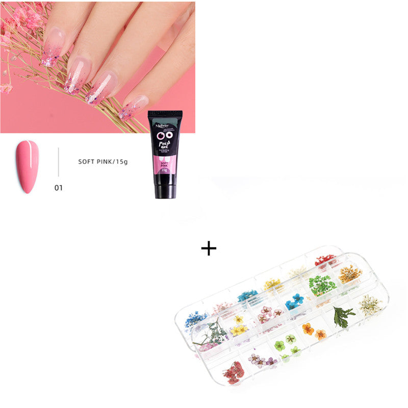 Mobray Nail extension glue 15ml non-paper support crystal fast nail extension gel UV phototherapy glue