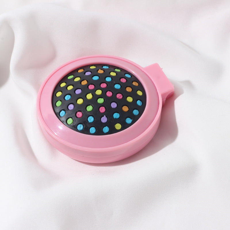 Women's Fashion Hairbrush Simple Rainbow Fold Curly Hair Massage Comb Hair Brush Airbag Comb