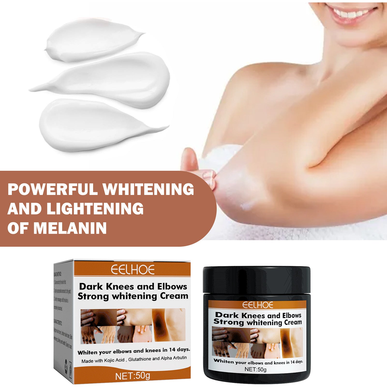 Home Fashion Simple Joint Black Tender White Cream