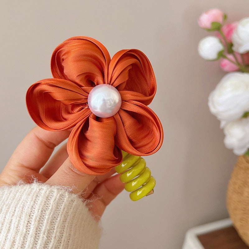 Telephone Wire Hair Ties Hair Rope Hair-binding High Elasticity Not Tight Hair