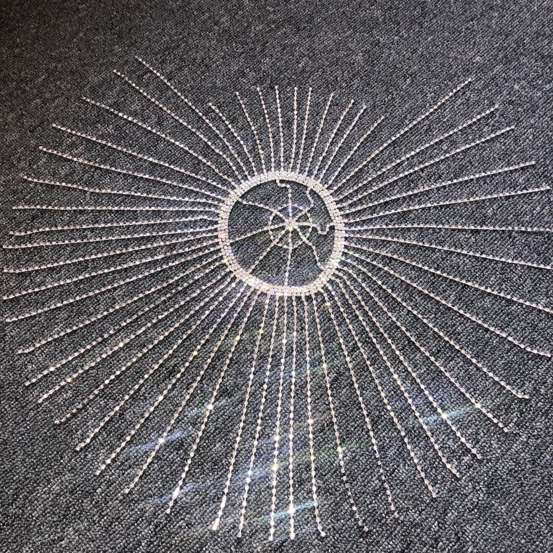 Rhinestone Headdress Exaggerated Fringed Hair Accessories Ethnic Style