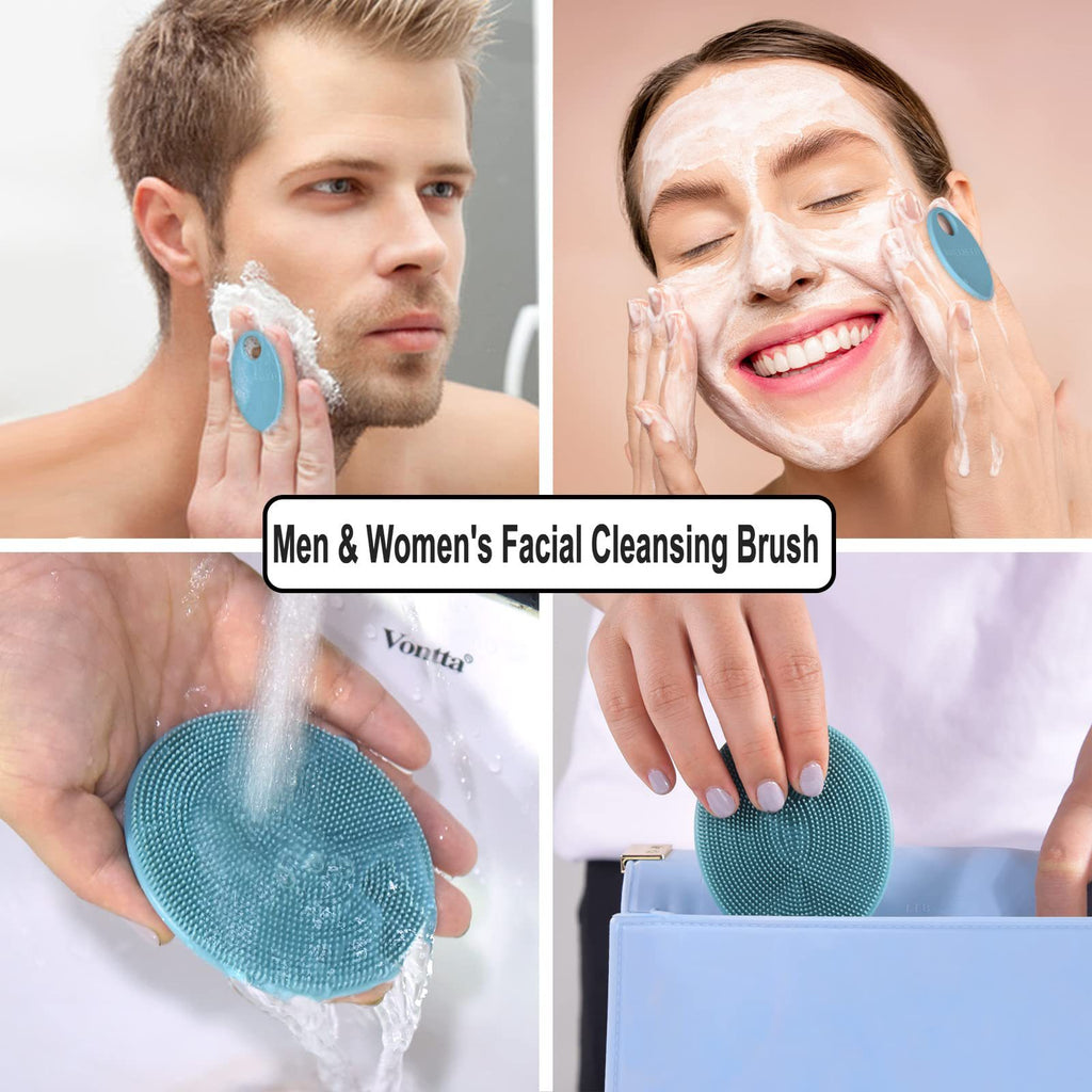 Silicone Shampoo Brush Cleansing Deep Exfoliating Cleansing Bath Comfortable And Soft
