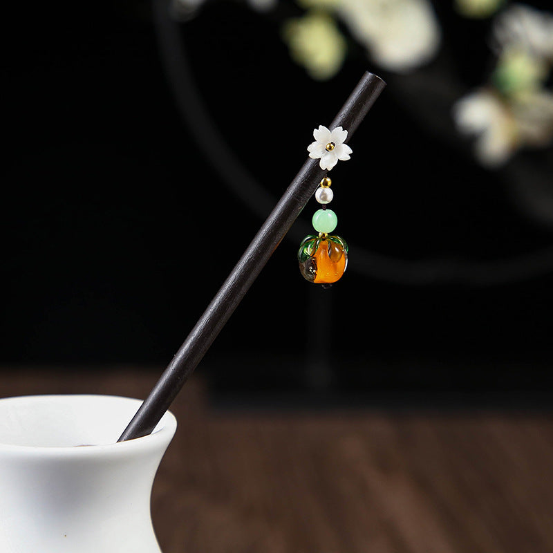 Ebony Hairpin Cheongsam Hanfu Tassel