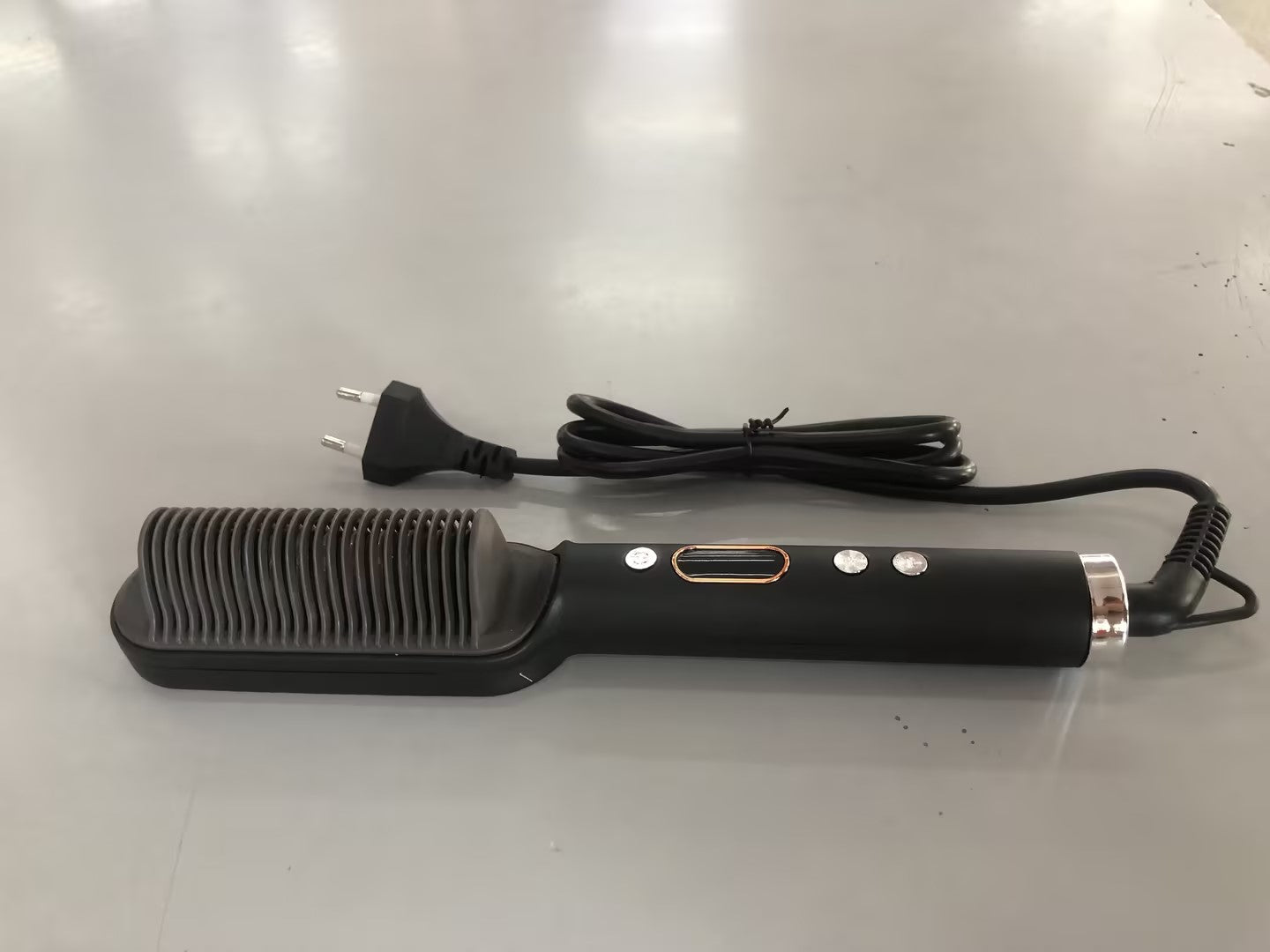 Negative Ion Straight Curling Dual-purpose Electric Heating Hair Straightening Comb