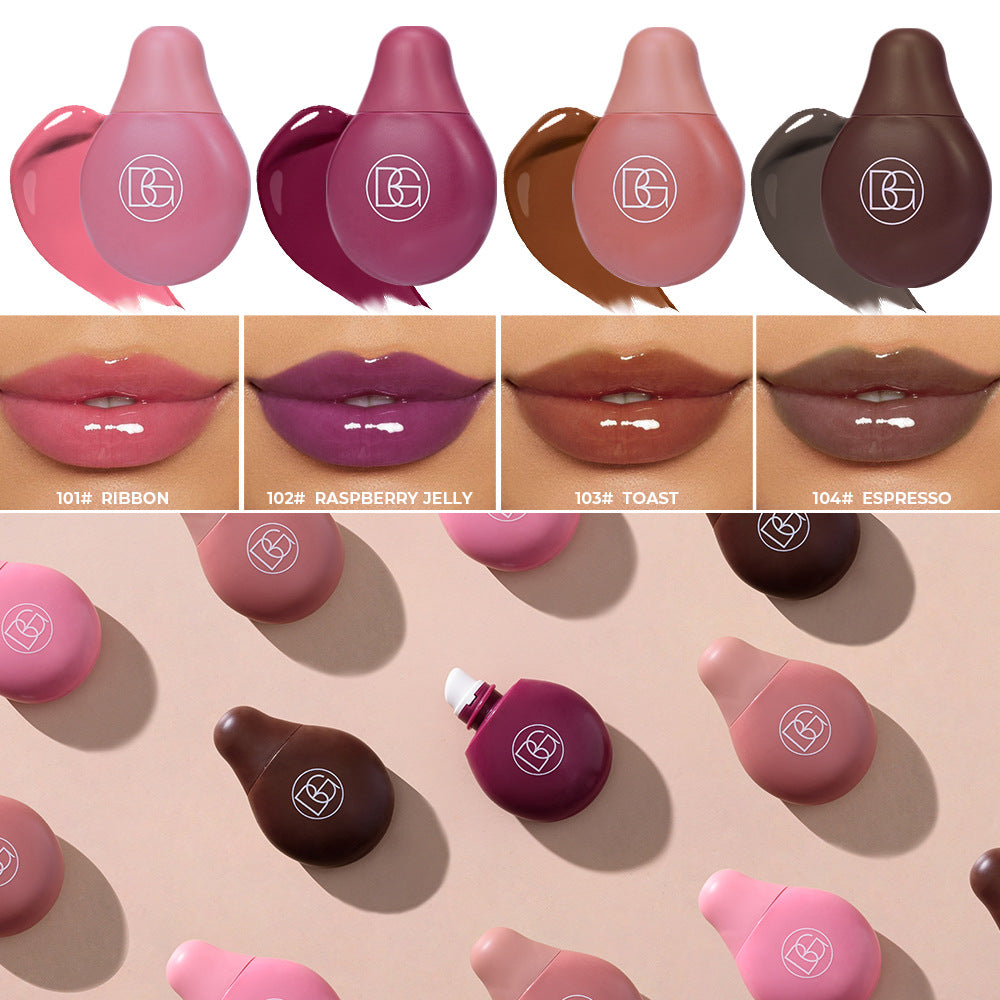 4-color Lip Moistening Colored Lip Lacquer