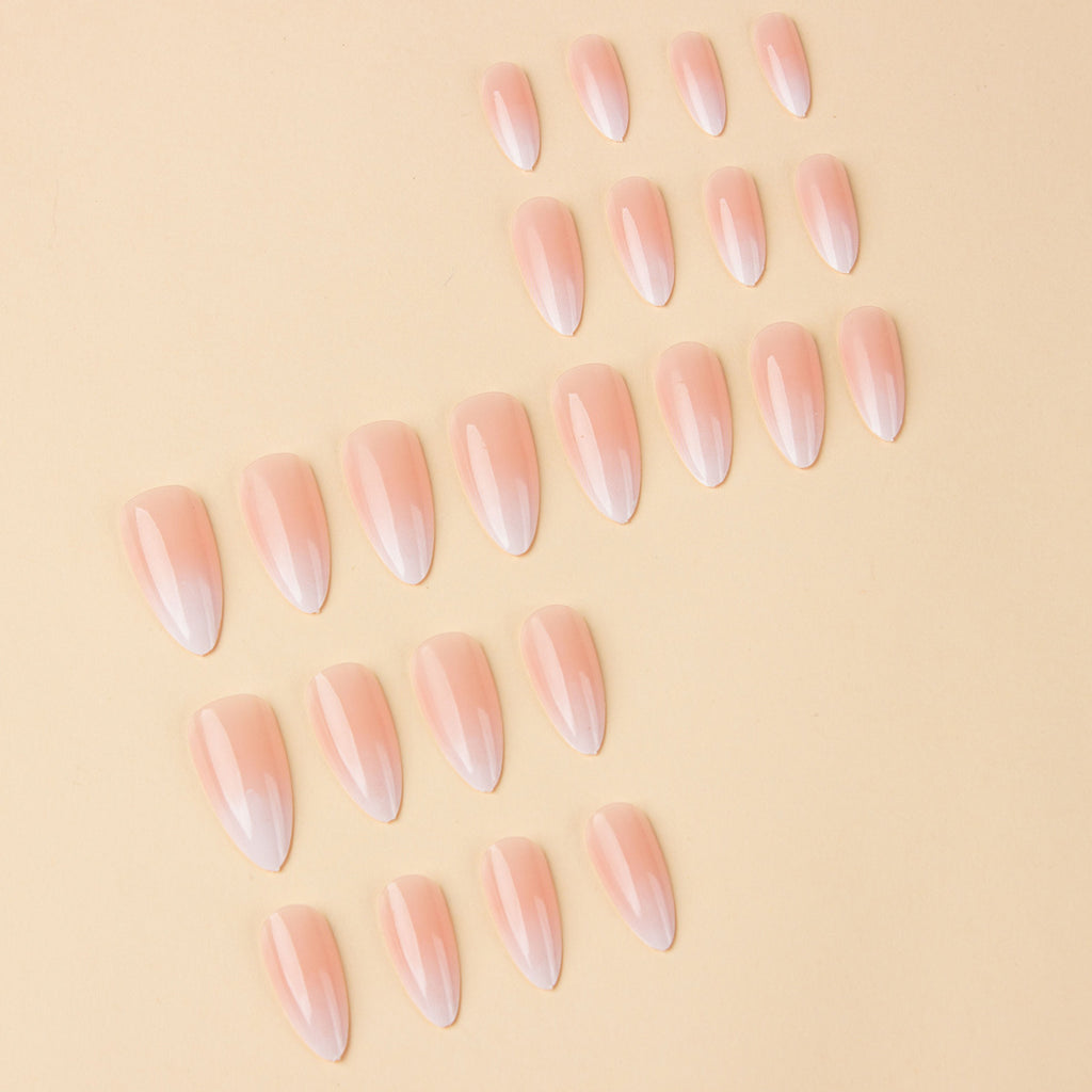 Almond Type Nail Sticker Simple Gradient