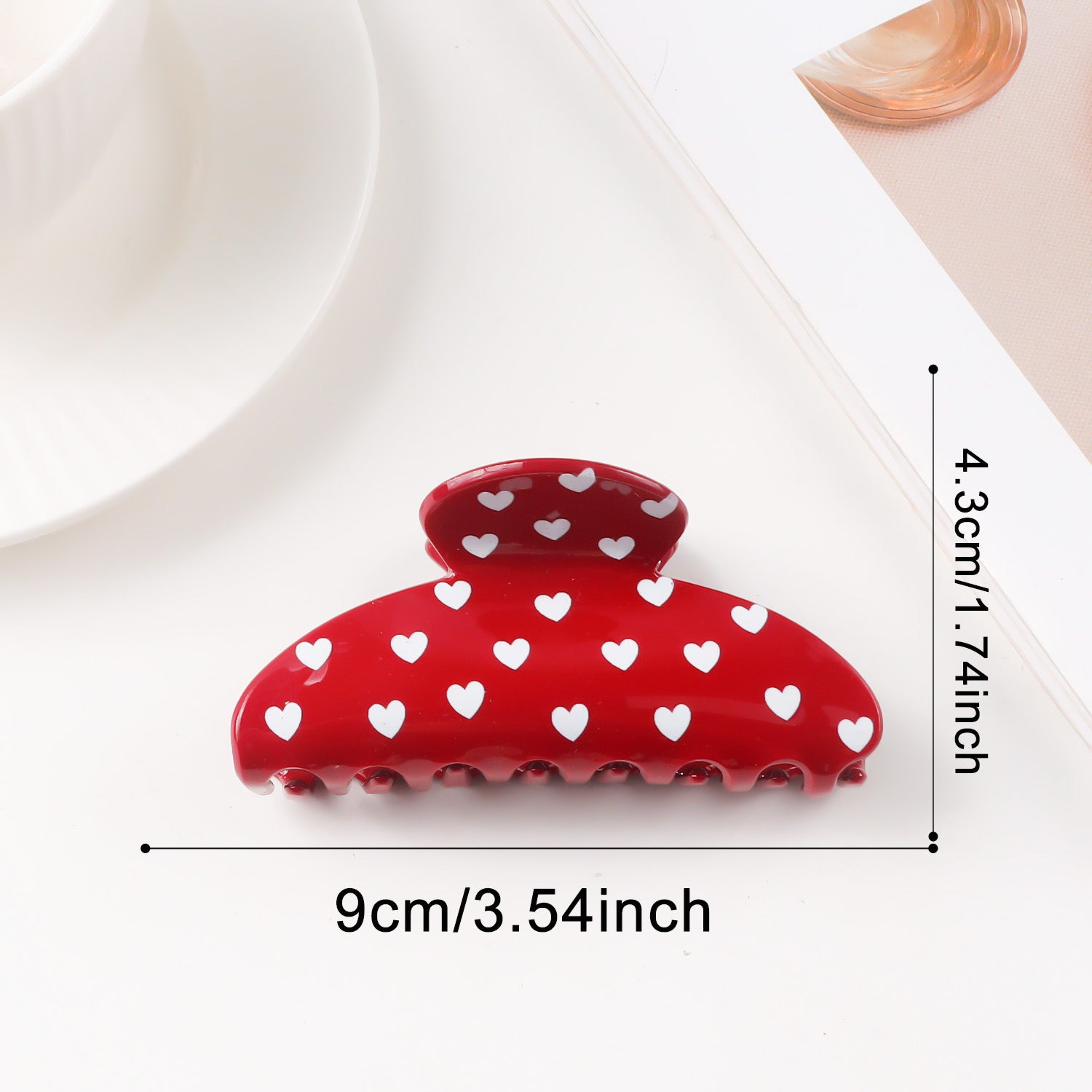 Valentine's Day Heart Shaped Versatile Hair Accessory Shark Clip