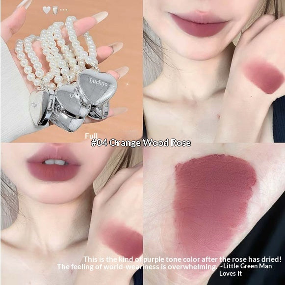 The Heart-shaped Lip Gloss Has A Soft And Smooth Texture