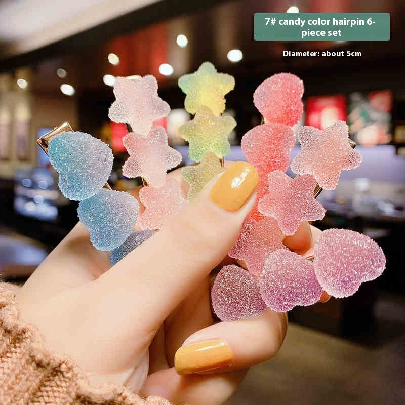 Cute Children's Candy Side Fringe Hairpin Headdress