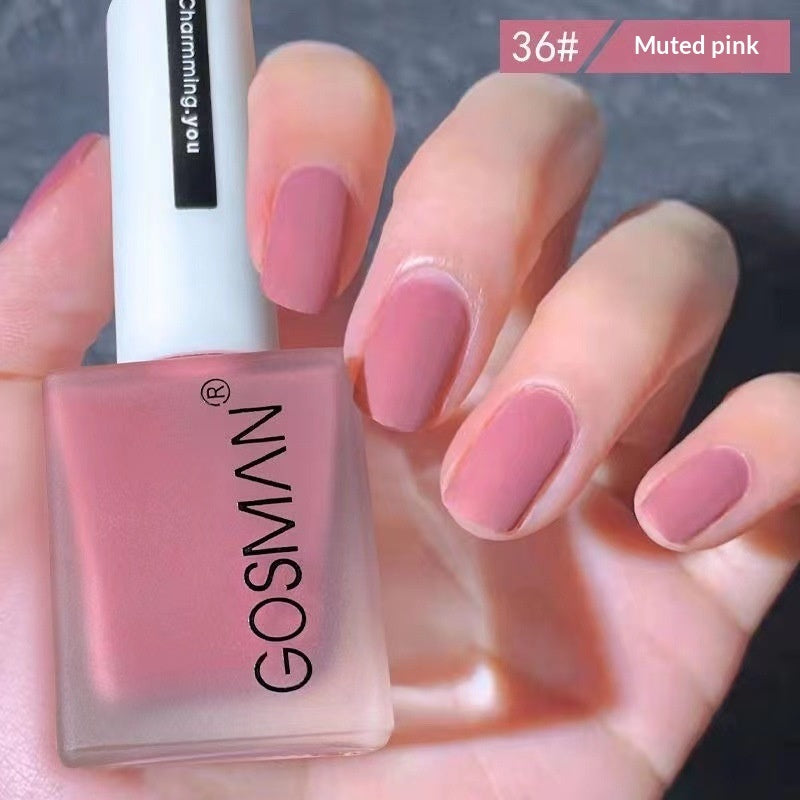 Gosman Quick-dry Matte Nail Polish, Non-peel