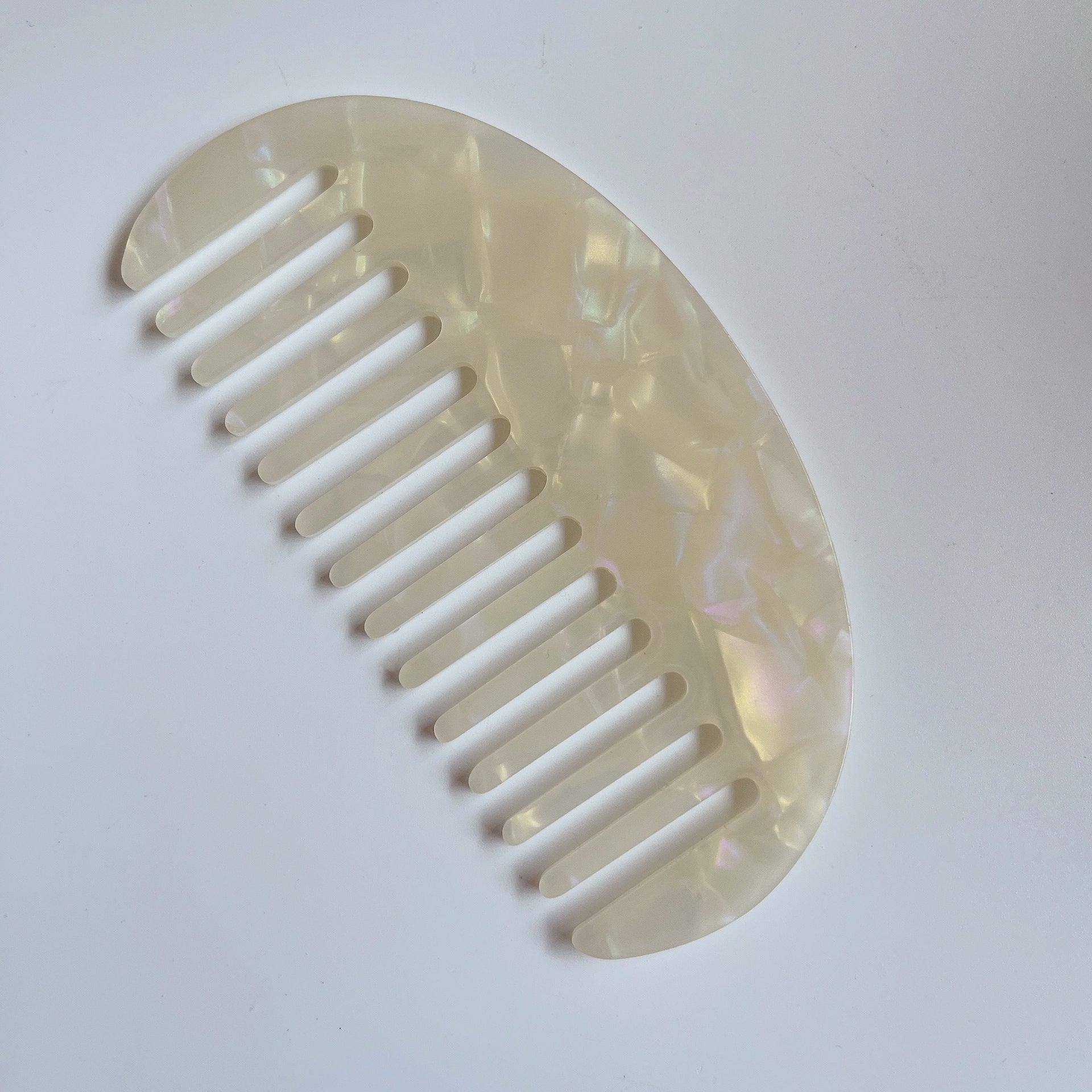 Retro Cute Elegant Semicircle Acetate Plate Geometric Comb