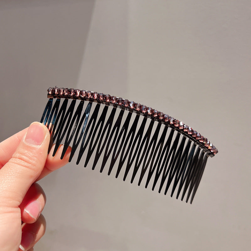 Women's Crystal Hair Comb Organizing Box