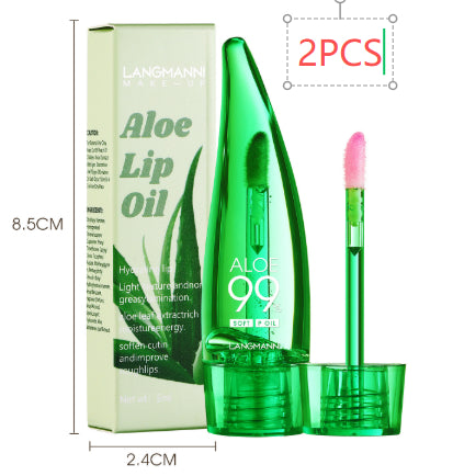 New Aloe Lip Gloss Temperature-sensitive Discoloration Lip Lacquer