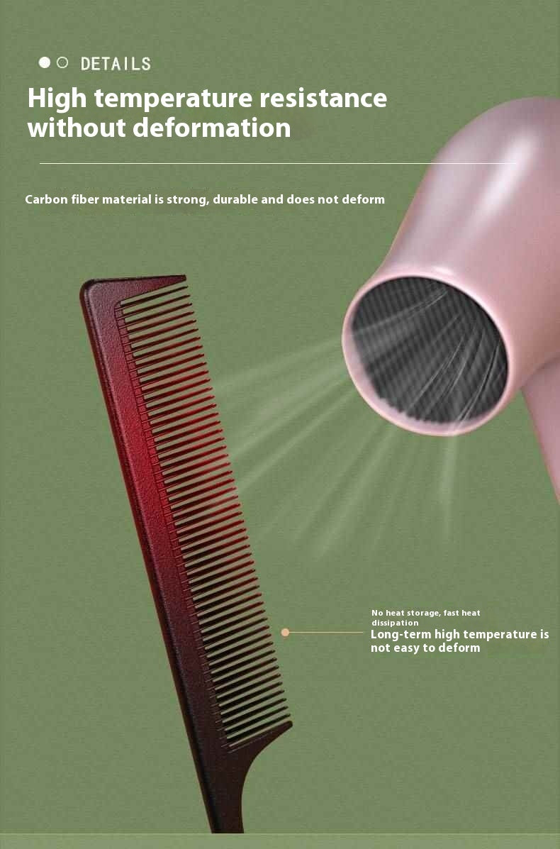 Black Hairdressing Household Minimalist Dense Gear Comb