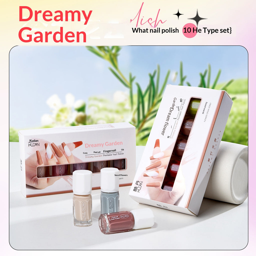 Dreamy Garden Water-Based Nail Polish SetNo Baking Required