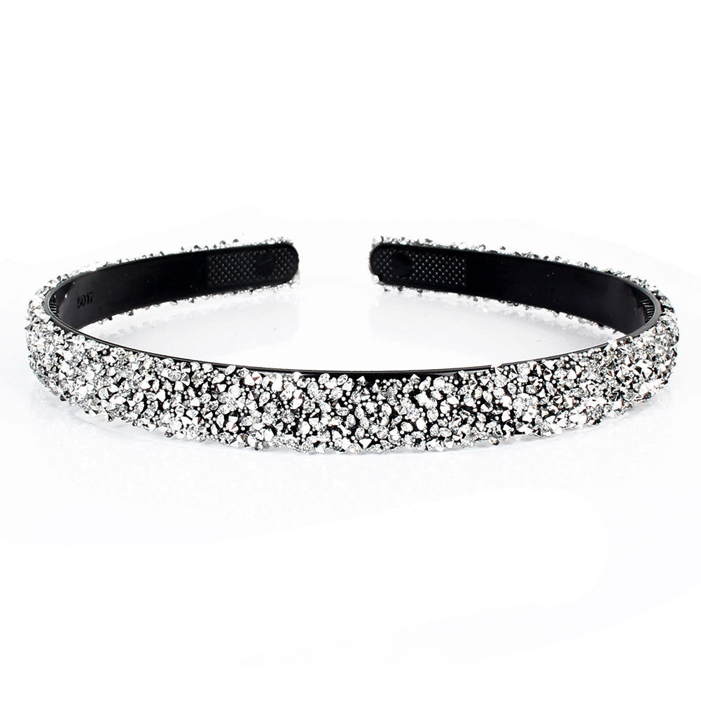 Semicircle Retro Colored Diamond Headband