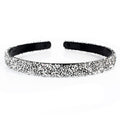 Semicircle Retro Colored Diamond Headband