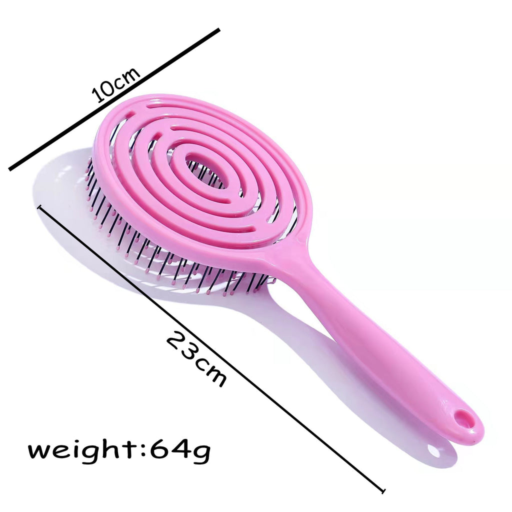 New Hollow Plastic Massage Comb