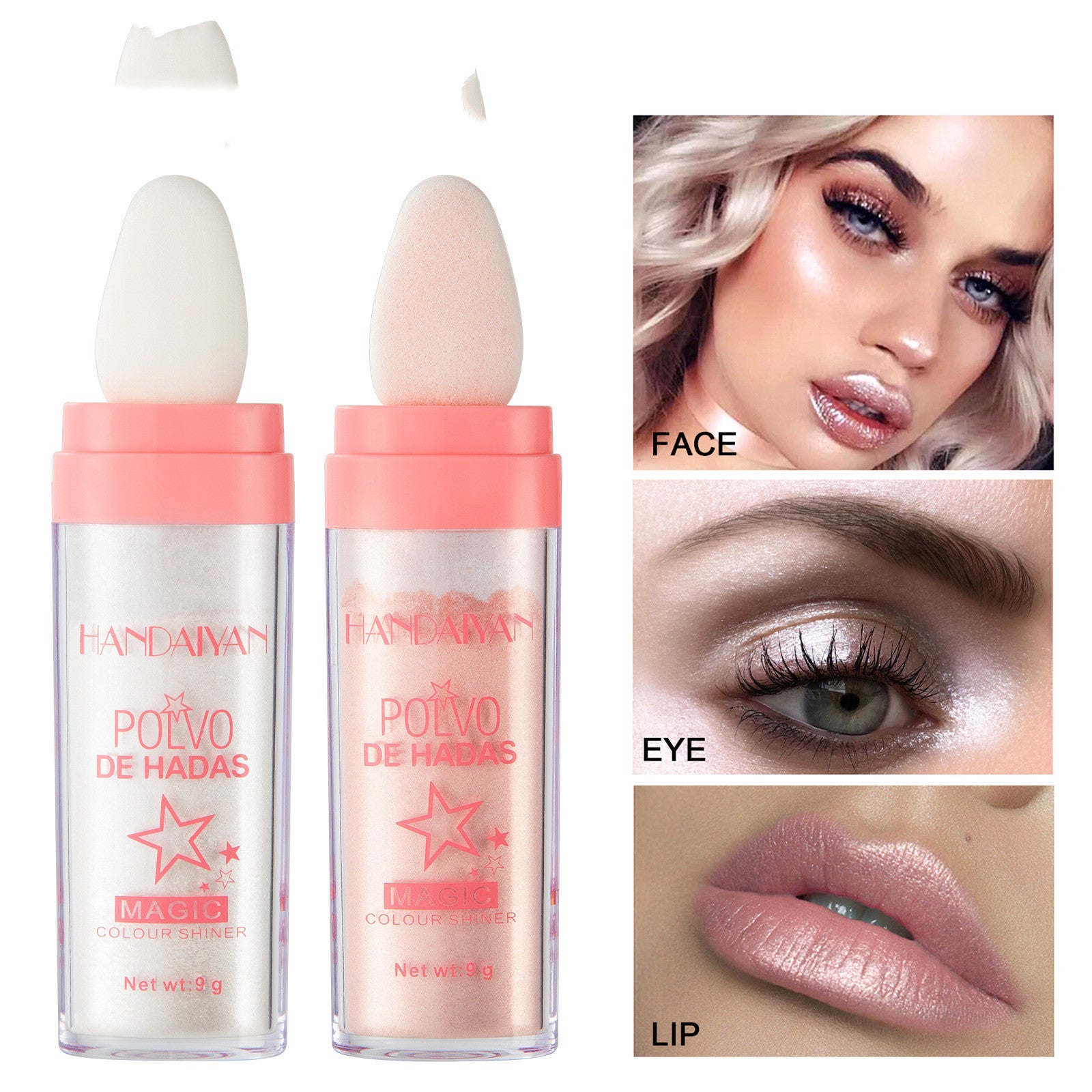 Handaiyan Fairy Highlight Pat Full Body Highlight Brightening Natural Three-dimensional Repair Blush Cross-border Makeup Supply
