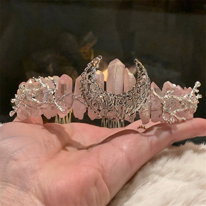 Festive Hair Comb On Moon Branch Hair Band