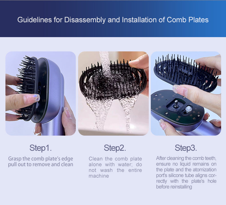 Vibrating Heated Essential Oil Hair Massage Comb