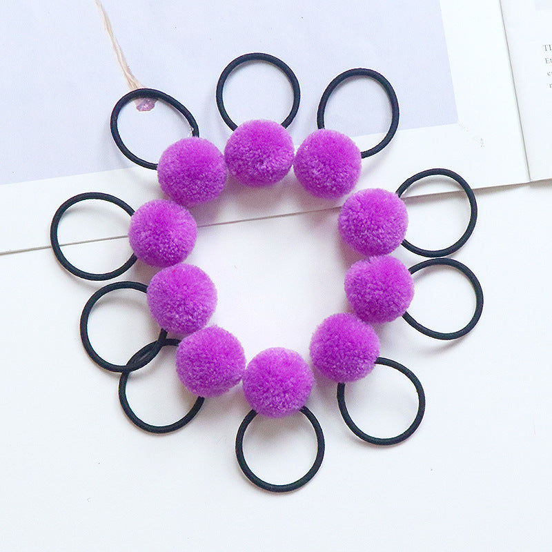 Children's Colored Hairball Headband