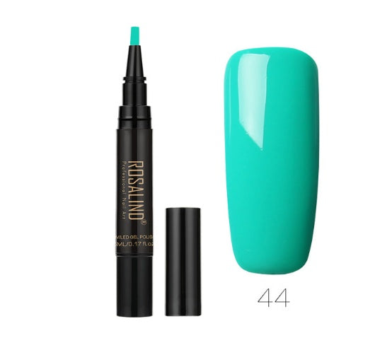 Rosalind 5ml Solid Color Nail Art Pen Nail Glue for Nail Art
