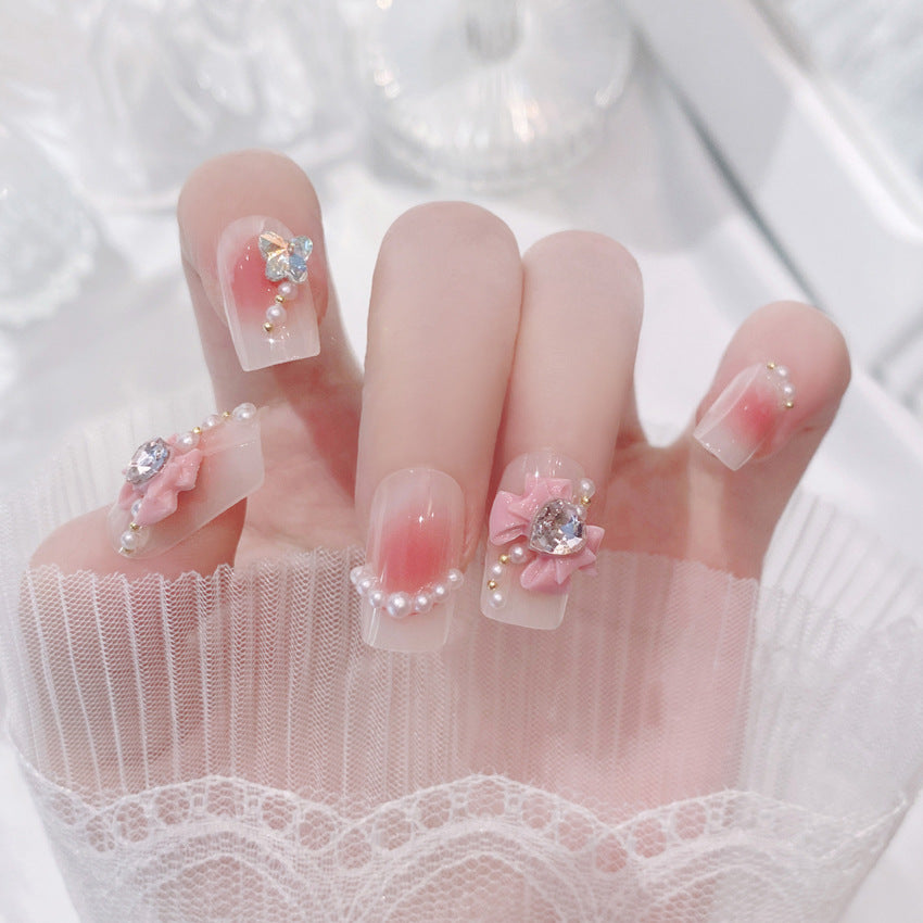 Women's Fashion Personalized Bow Nail Stickers