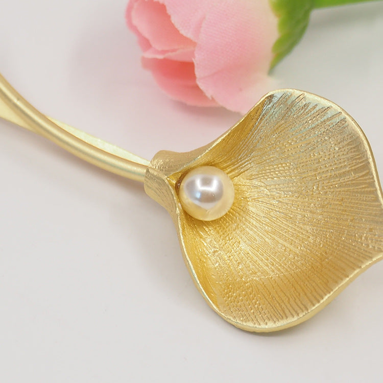 Spring And Summer New Tulip Metal Hairpin