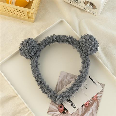 Korean Hair Ball Headband Plush Headband Cute Hair Accessories Net Red Headwear