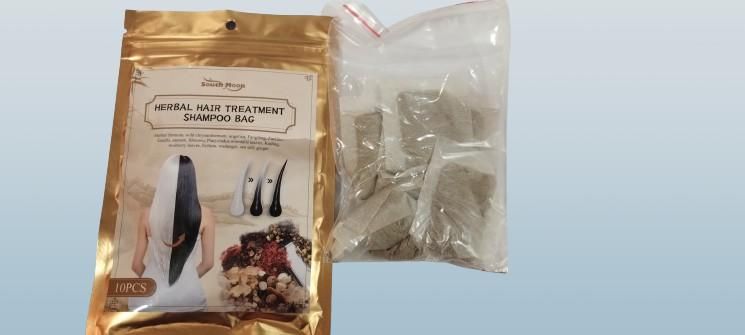 Herbal Hair Treatment Shampoo Bag