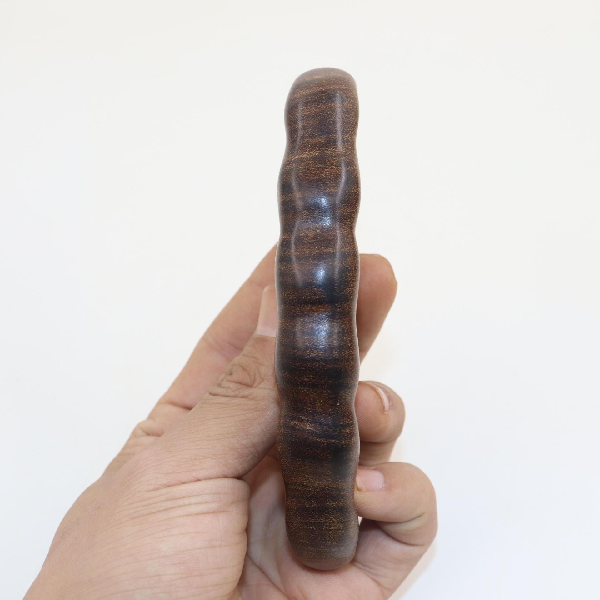 New Golden Sandalwood Thick Carved Wooden Comb