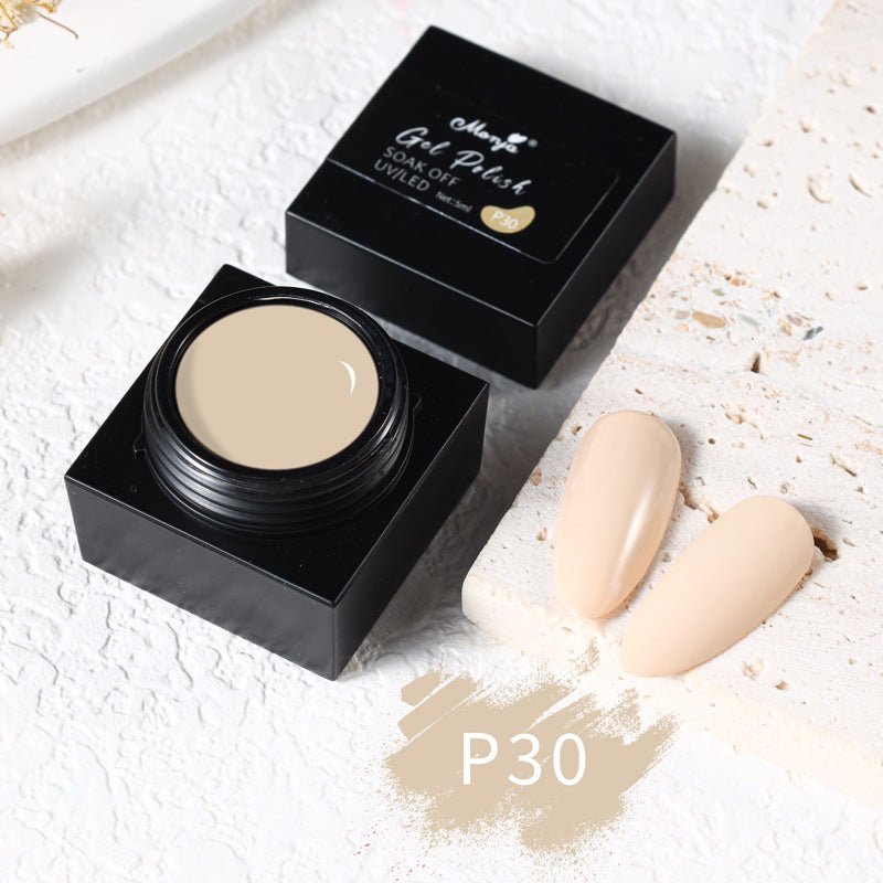 Monya Tulip Cream UV Polish Painted Light