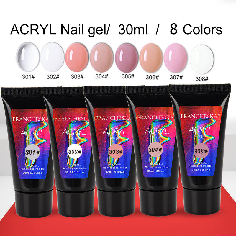 Francheska Painless Fast Nail Art Extension V Phototherapy Plastic Suit