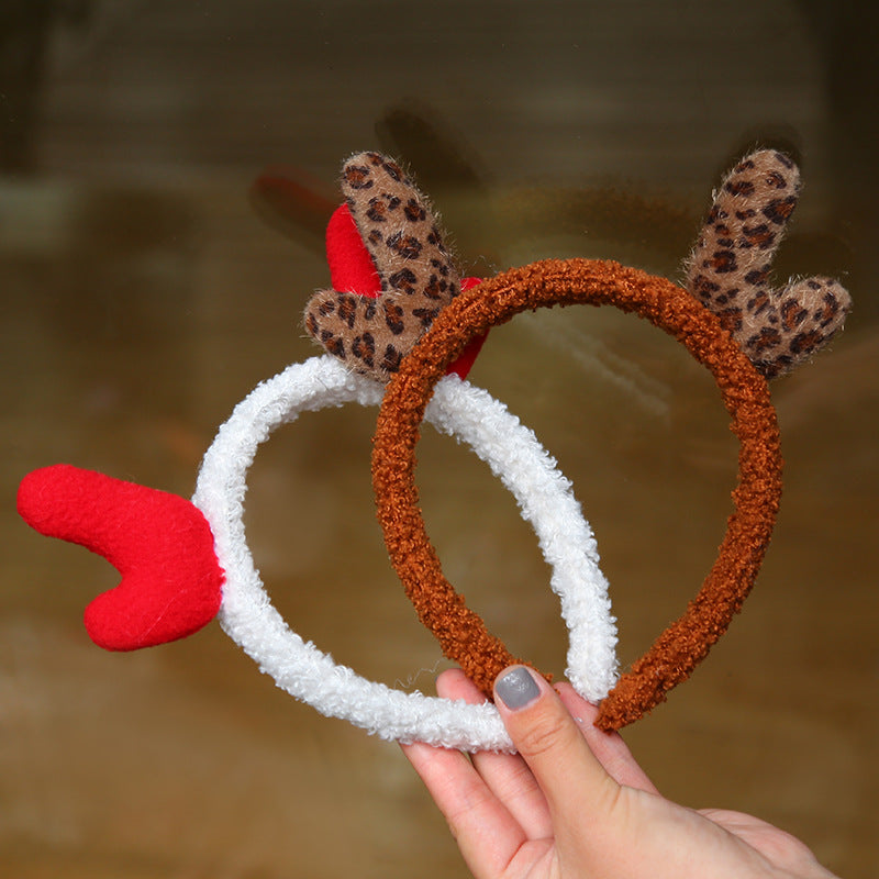 Fashion Leopard Print Antlers Headband