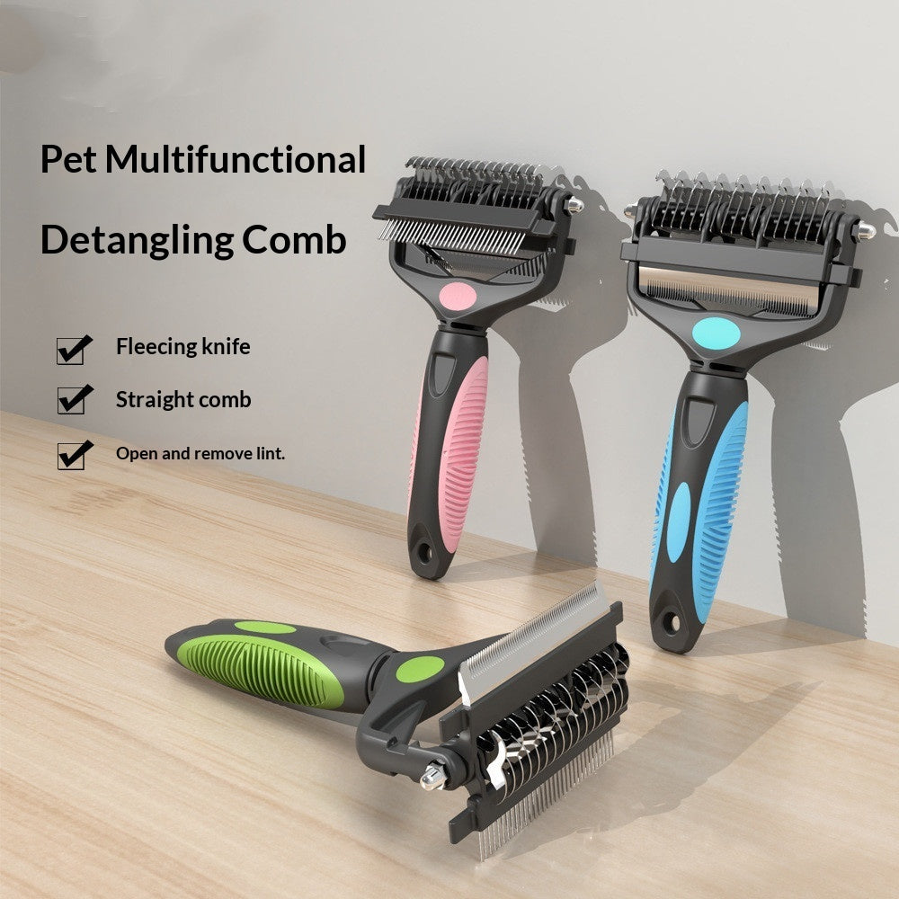 Pet Comb Multifunctional 3-in-1 Detangling Brush For Cats