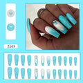 Solid Color Long Ballet Nail Diamond In The Debris Salt Sweet Girl Wear Nail
