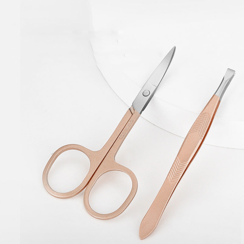 Nail Scissors Set Girls Cute Home Adult Practical Portable  Manicure Nail Clippers Tool