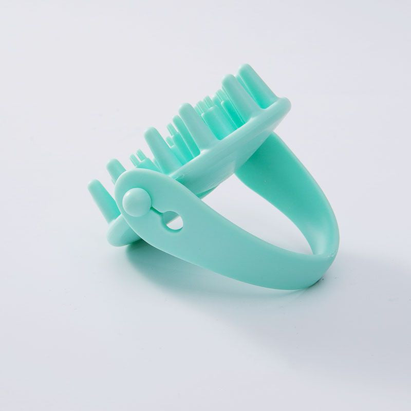 Silicone Shampoo Brush Massage Scalp Care Cleaning