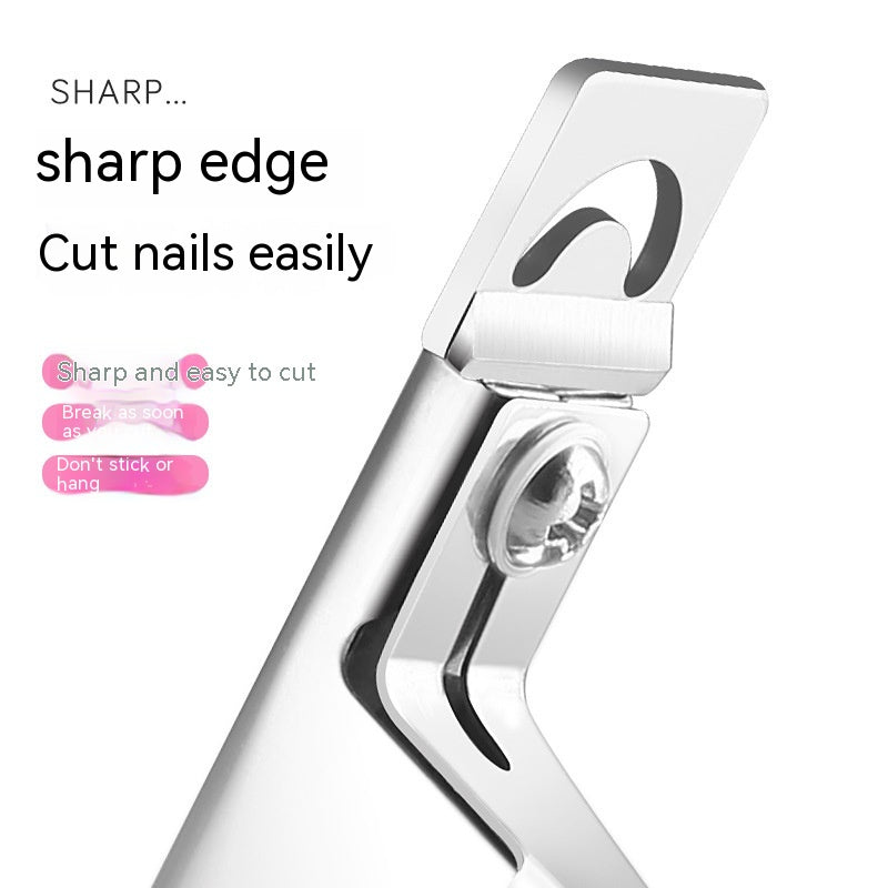 Edge Cutter Flat Mouth U-shaped Scissors Nail Tip Pliers Extension Nail Trimming Tool