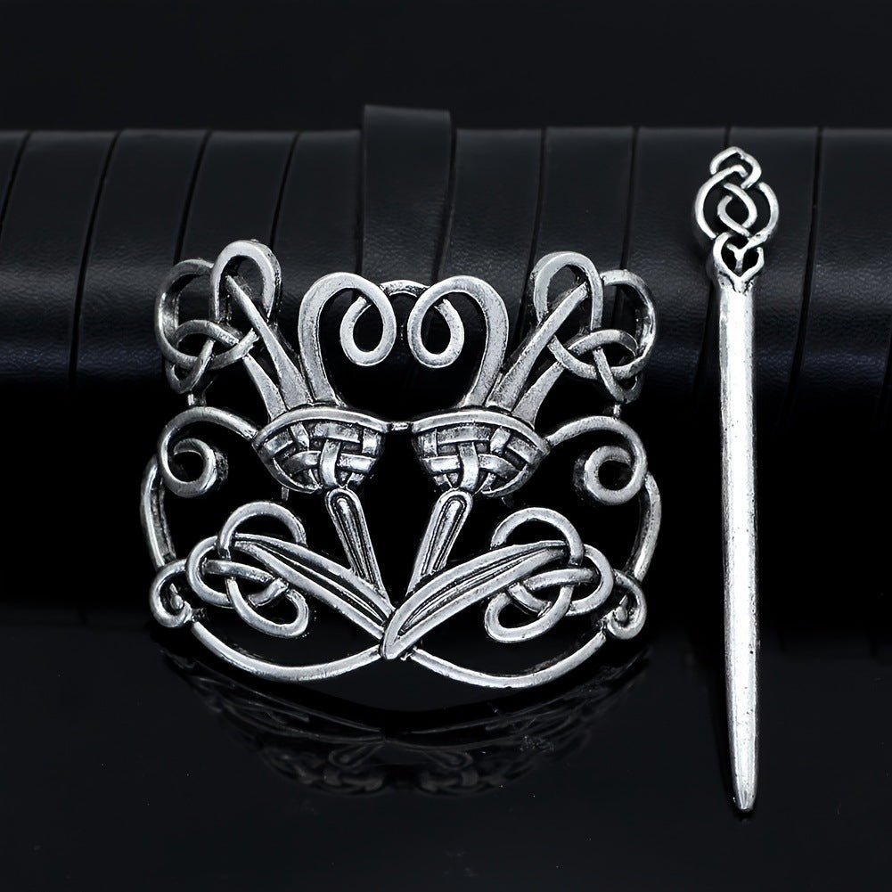 Viking Celtic Hairpin Retro Hair Clips Hair Accessories