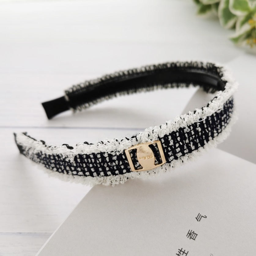 Simple Raw Edging, Beading, Thin Edging, Light Board, Hair Hoop, Headband, Pressing Hair, Lady