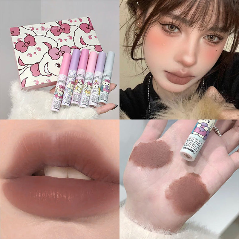 Soft Cute Rabbit Lip Glaze Set
