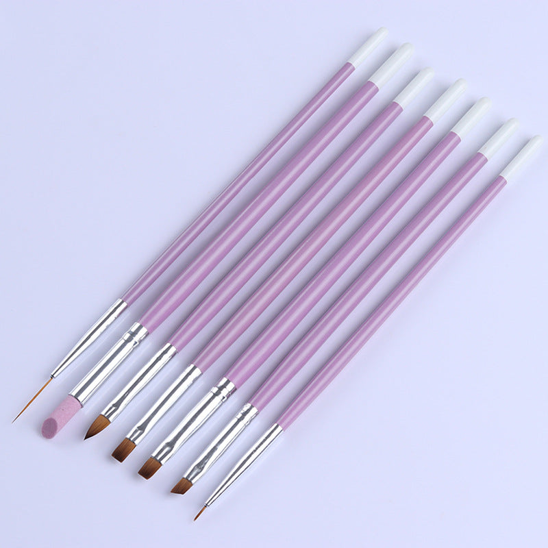 Lemooc Carved pen nail brush