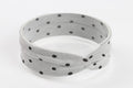 European And American Cute Dotted Prints Cross Babies' Headwear Cotton Cloth Children's Headband