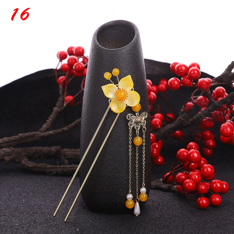 Antique Hairpin Plate Hair Fringe Comb Simple Atmosphere