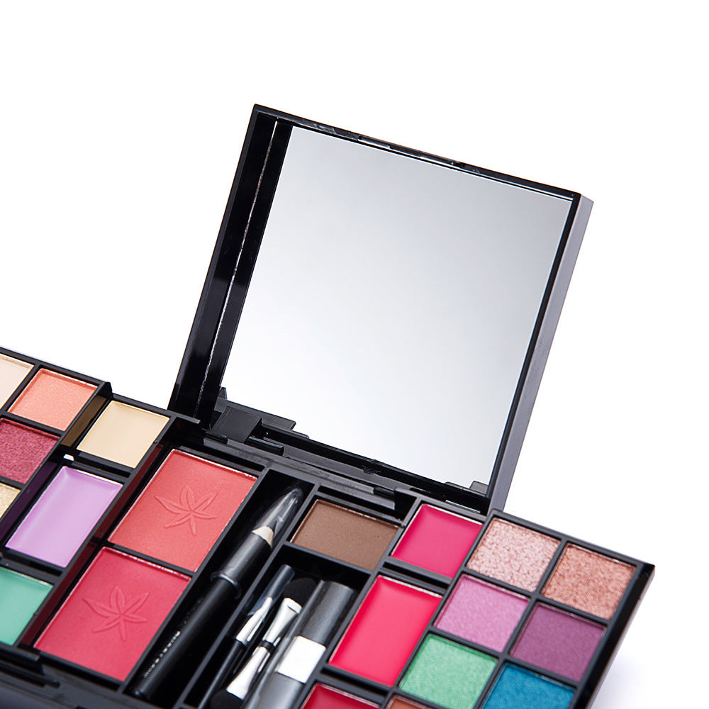 Missyoung Eyeshadow Blush And Eyebrow Powder Makeup Palette Cosmetics Case